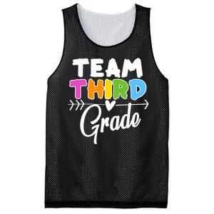 Team Third Grade Arrow Heart Mesh Reversible Basketball Jersey Tank