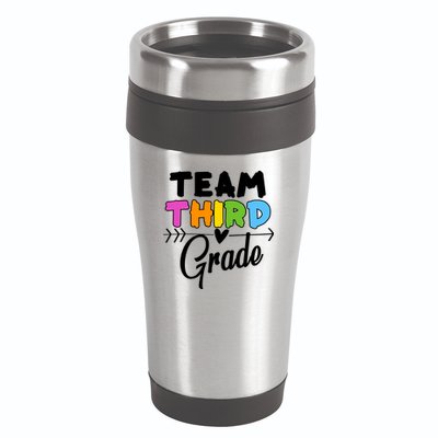 Team Third Grade Arrow Heart 16oz Travel Tumbler