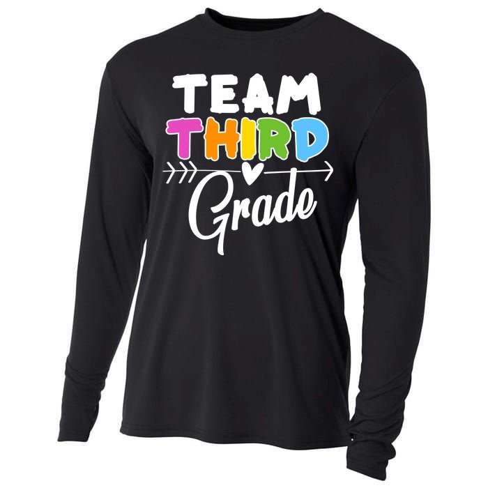 Team Third Grade Arrow Heart Cooling Performance Long Sleeve Crew