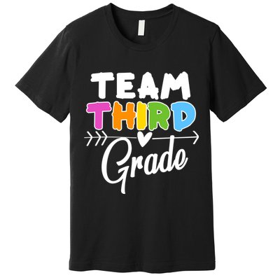 Team Third Grade Arrow Heart Premium T-Shirt