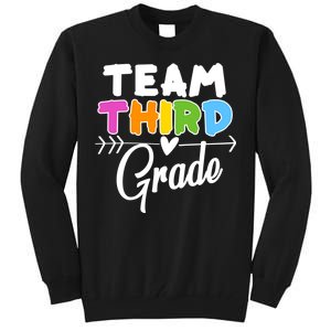 Team Third Grade Arrow Heart Tall Sweatshirt