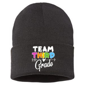 Team Third Grade Arrow Heart Sustainable Knit Beanie