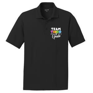 Team Third Grade Arrow Heart PosiCharge RacerMesh Polo