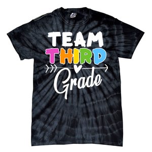 Team Third Grade Arrow Heart Tie-Dye T-Shirt