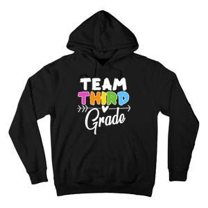 Team Third Grade Arrow Heart Tall Hoodie