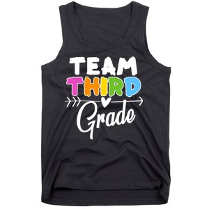 Team Third Grade Arrow Heart Tank Top