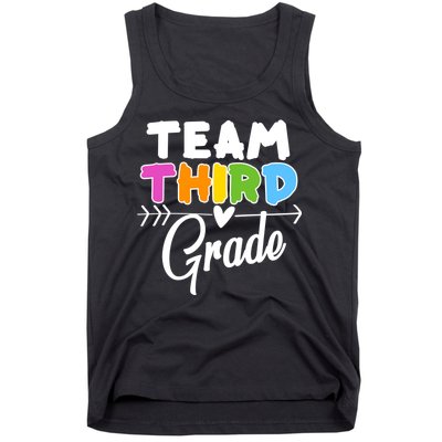 Team Third Grade Arrow Heart Tank Top