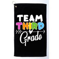 Team Third Grade Arrow Heart Golf Towel