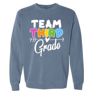 Team Third Grade Arrow Heart Garment-Dyed Sweatshirt