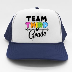 Team Third Grade Arrow Heart Trucker Hat