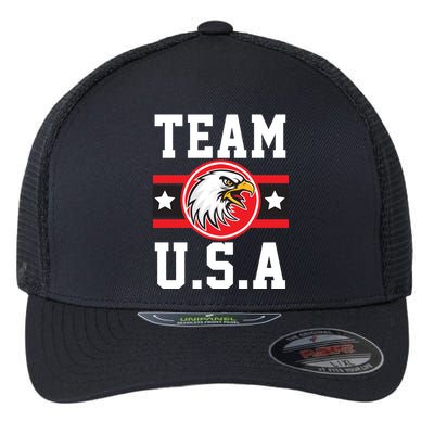 Team U.S.A. Logo Flexfit Unipanel Trucker Cap