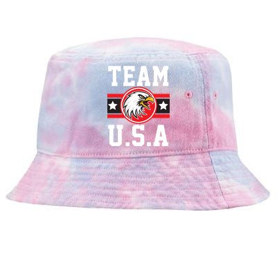 Team U.S.A. Logo Tie-Dyed Bucket Hat