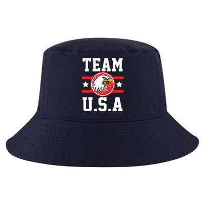 Team U.S.A. Logo Cool Comfort Performance Bucket Hat