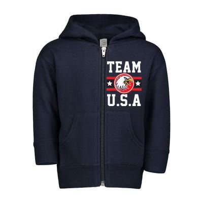 Team U.S.A. Logo Toddler Zip Fleece Hoodie