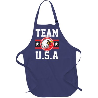 Team U.S.A. Logo Full-Length Apron With Pockets