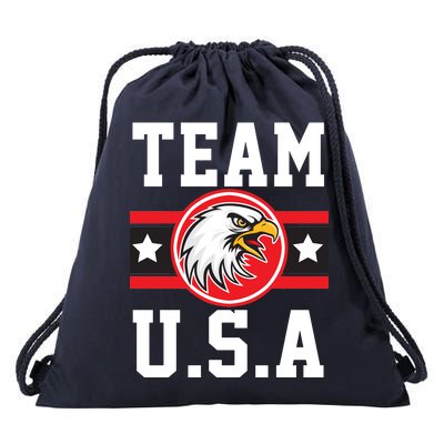 Team U.S.A. Logo Drawstring Bag