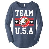 Team U.S.A. Logo Women's Perfect Tri Tunic Long Sleeve Shirt