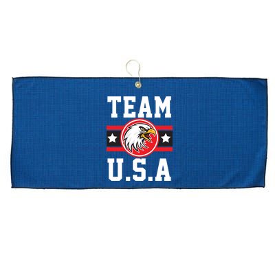 Team U.S.A. Logo Large Microfiber Waffle Golf Towel