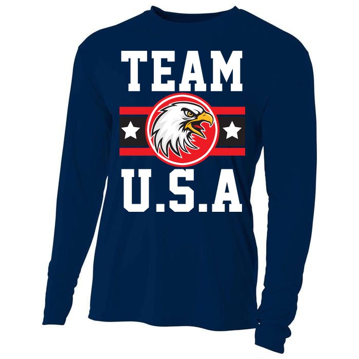 Team U.S.A. Logo Cooling Performance Long Sleeve Crew