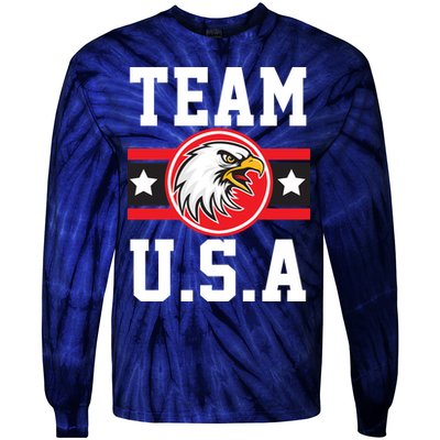 Team U.S.A. Logo Tie-Dye Long Sleeve Shirt
