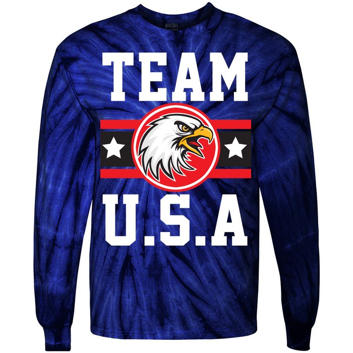 Team U.S.A. Logo Tie-Dye Long Sleeve Shirt