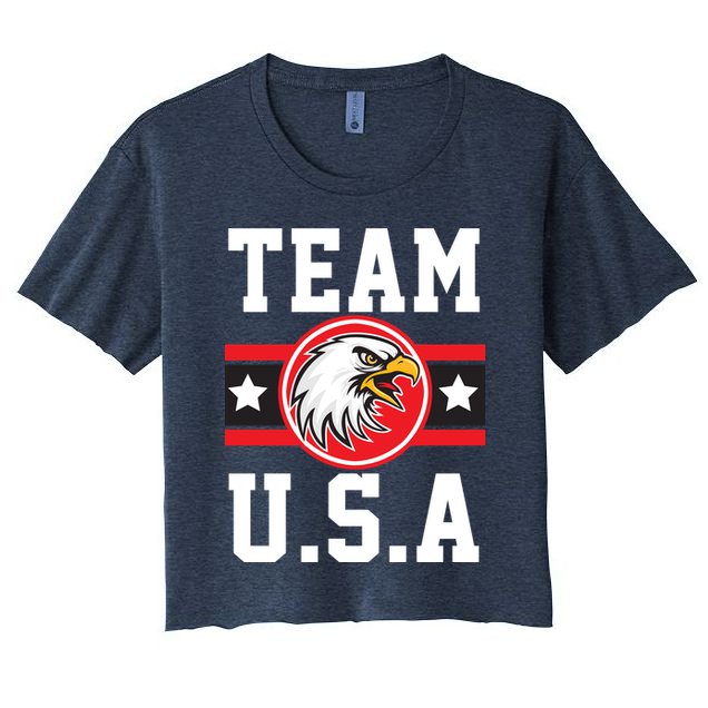 Team U.S.A. Logo Crop Top