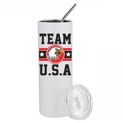 Team U.S.A. Logo Stainless Steel Tumbler