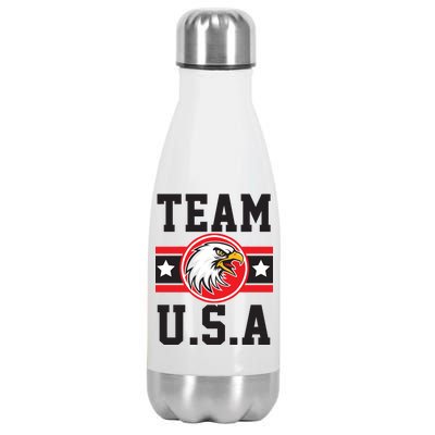 Team U.S.A. Logo Stainless Steel Insulated Water Bottle