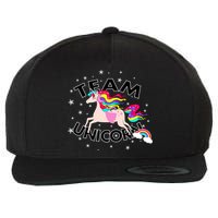 Team Unicorn Wool Snapback Cap
