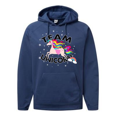 Team Unicorn Performance Fleece Hoodie