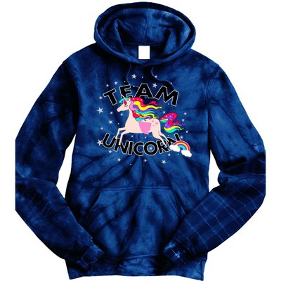 Team Unicorn Tie Dye Hoodie