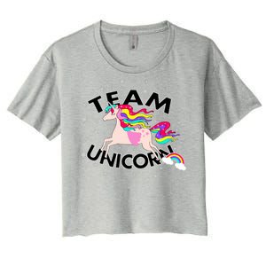 Team Unicorn Women's Crop Top Tee