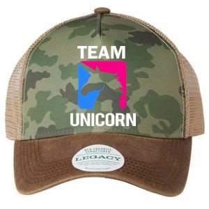 Team Unicorn Logo Legacy Tie Dye Trucker Hat