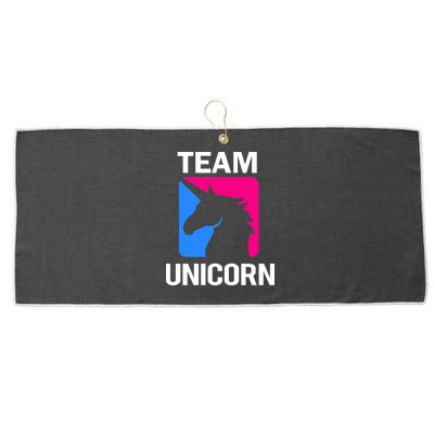 Team Unicorn Logo Large Microfiber Waffle Golf Towel