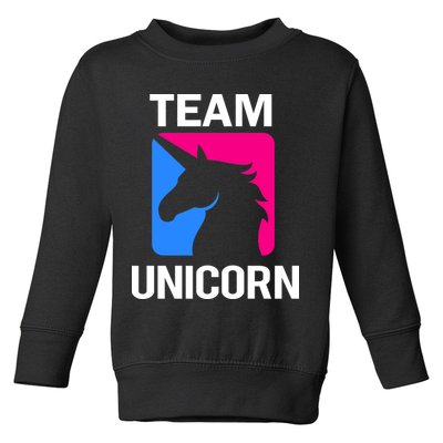 Team Unicorn Logo Toddler Sweatshirt