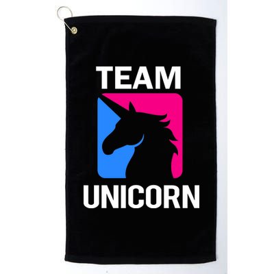 Team Unicorn Logo Platinum Collection Golf Towel