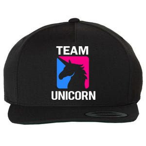 Team Unicorn Logo Wool Snapback Cap