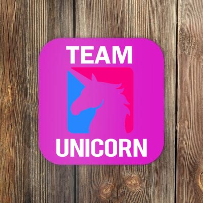 Team Unicorn Logo Coaster