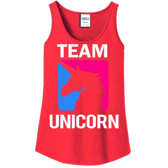 Team Unicorn Logo Ladies Essential Tank