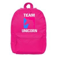 Team Unicorn Logo 16 in Basic Backpack