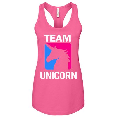 Team Unicorn Logo Women's Racerback Tank