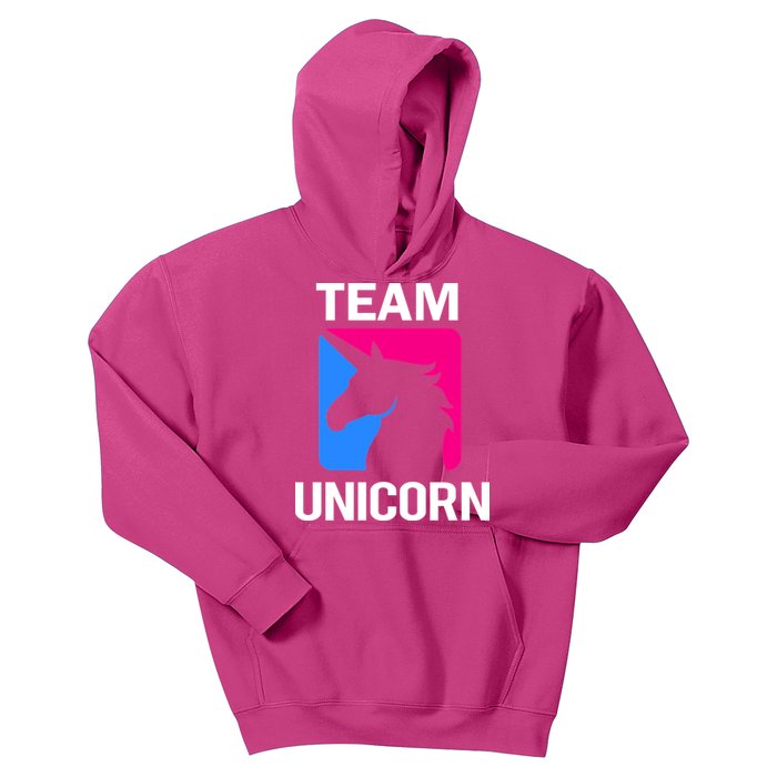 Team Unicorn Logo Kids Hoodie