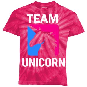 Team Unicorn Logo Kids Tie-Dye T-Shirt