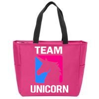 Team Unicorn Logo Zip Tote Bag