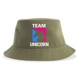 Team Unicorn Logo Sustainable Bucket Hat