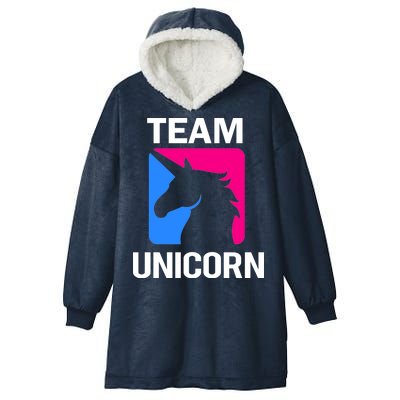 Team Unicorn Logo Hooded Wearable Blanket