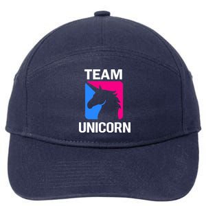 Team Unicorn Logo 7-Panel Snapback Hat