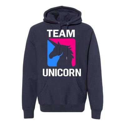 Team Unicorn Logo Premium Hoodie