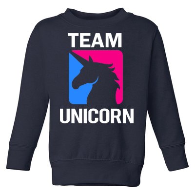 Team Unicorn Logo Toddler Sweatshirt