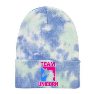 Team Unicorn Logo Tie Dye 12in Knit Beanie